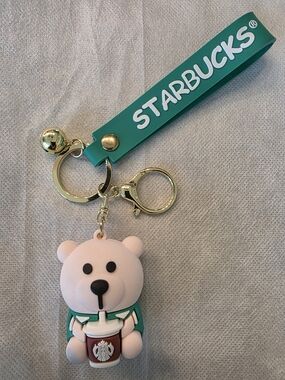 Starbucks Barista Bear Keychain & Bag Charm